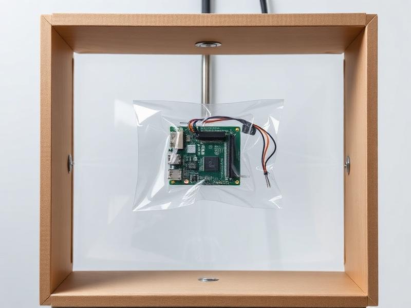Membranverpackung mit dehnbarer Folie für ein Bauteil